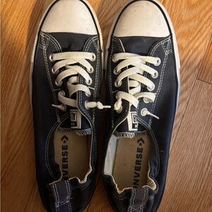 Converse Navy Canvas Sneakers